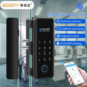 Tttlock приложение замок отпечатков пальцев синий зуб умный стеклянный дверной замок биометрический электронный контроль двери 13,56 м <span class=keywords><strong>RFID</strong></span> пульт дистанционного разблокировки - Product Image 2