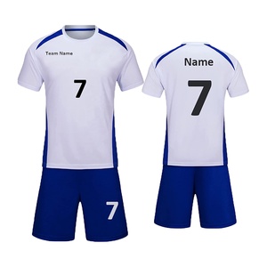 เสื้อฟุตบอลราคาสุดคุ้ม แข่งขันได้ พร้อมบริการพิมพ์ลายแบบ Sublimation ชุดทีมฟุตบอลลดราคา ผลิตในปากีสถาน โพลีเอสเตอร์ 100% สีสันปรับแต่งได้ - Product Image 1