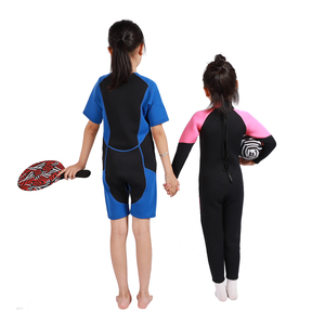 Traje de buceo de natación para niños Traje de neopreno de cuerpo completo con cremallera frontal Shorty Buceo y vela Ninos - Product Image 6