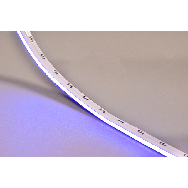 New High Density Side View RGB COB LED Strip 630 LEDs CRI90 Side Emitting Dotless 12V 24V COB RGB LED Strip Light