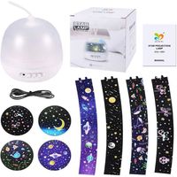 Projecteur d'étoiles portable à brancher, veilleuse avec rotation, contrôle multicolore par interrupteur pour chambre de bébé, ciel étoilé rêveur
