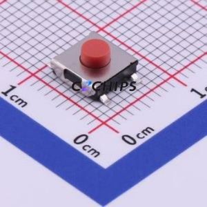 UK-B0229-G3.4-DZ Tactile Switch SMD-4P,6.2x6.2mm Switch Single Pole Single Throw Round Button 2.5N Vertical Mount - Product Image 1