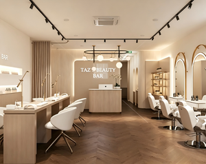 Conjunto de Muebles Modernos para Salón de Belleza y Peluquería |   Estaciones de Estilismo Personalizadas y Mesas de Manicura, Soluciones Integrales de Diseño de Interiores para Salones de Belleza - Product Image 4