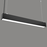 Lumière linéaire suspendue LED intérieure 9W+21W, faisceau émettant vers le haut et vers le bas, angle de faisceau de 120 degrés, 900 mm, lumière de plafond de bureau, 4000k 5000k6000