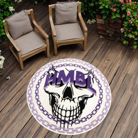 Tapis de soie personnalisé ignifugé à la main pour la décoration de la Toussaint Tapis et tapis de dessin animé d'animaux