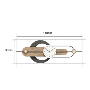 Reloj de pared de aguja de lujo moderno <span class=keywords><strong>para</strong></span> sala de estar y comedor nueva llegada Reloj de pared de diseño tradicional <span class=keywords><strong>para</strong></span> decoración de <span class=keywords><strong>fondo</strong></span> - Product Image 2