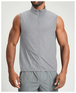 Canotta Sportiva da Uomo Yiyi Eco-Friendly con Tasca Nascosta, Senza Maniche, in Materiale Riciclato, Asciugatura Rapida, Traspirante e Delicata sulla Pelle - Product Image 3