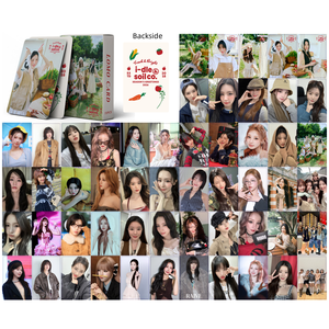 55 adet/kutu KPOP RIIZE Bangtan Boys ILLIT ATEEZ CORTIS StrayKids TWICE KATSEYE Lazer Fotoğraf Kartı Lomo Kart Holografik Fotoğraf Kartı - Product Image 5