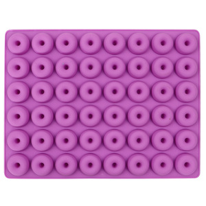 Molde de Silicona Personalizado de 48 Cavidades para Donuts Pequeños, Molde para Cubitos de Hielo, Moldes para Donuts, Hazlo Tú Mismo - Product Image 6