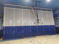 Offre Spéciale intérieur personnaliser salle de sport Gym diviseur rideau rouleau électrique ignifuge isolation phonique système de rideau de division pour