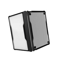 Nouveau PC en Fiber de carbone + TPU 13 14 pouces 2in 1 coque de protection rigide a1466 a2179 pour Apple MacBook Air Pro 13
