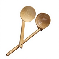 Cuillère à huile en bambou de style japonais pour ramen, accessoires de cérémonie du thé, distributeur de thé, cuillère à eau, modèle TS-09 Anji, compatible lave-vaisselle, résistant à la chaleur
