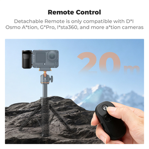 Poignée de prise de vue de rue sans fil magnétique K&F Concept pour <span class=keywords><strong>DJI</strong></span> Action 4/5 <span class=keywords><strong>Pro</strong></span>/6 Insta360 GoPro - Product Image 4
