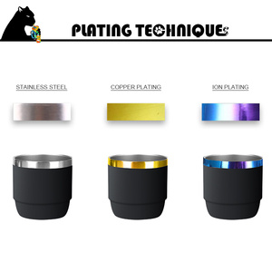 Taza de Té Pequeña con Recubrimiento Electrolítico de 4oz 6oz 10oz, Taza de Café Personalizable, Taza Aislada al Vacío Reutilizable de Acero Inoxidable Negro Mate - Product Image 5