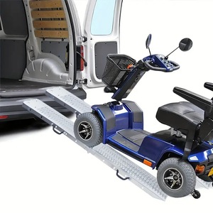 Rampas para coche de acero, paquete de 2, 160 cm, 180 cm, plegables, antideslizantes, para Kia, furgoneta, motocicleta, bicicleta - Product Image 1