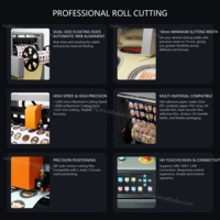 Machine de découpe d'étiquettes numérique entièrement automatique Roll Max-350, découpeuse à rouleaux, découpeuse de stickers