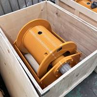 Treuil hydraulique de haute qualité pour grues Construction bateau 15 tonnes ligne nominale tirer télécommande câble en acier élingue Type DX