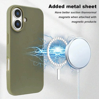 Coque de protection arrière en vrac respectueuse de l'environnement pour iPhone 17 17 Pro Max Air 16 15