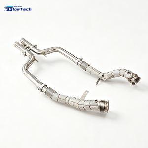 Collecteur d'échappement sport haute performance pour Mercedes-Benz S600 S65 AMG W222 M279 6.0L V12 Biturbo en acier 304 – Amélioration de l'échappement de course - Product Image 1