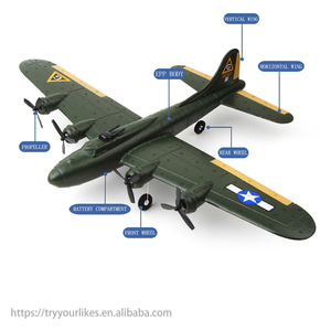 Ept <span class=keywords><strong>2</strong></span>.4G 2CH <span class=keywords><strong>RC</strong></span> B-17 bay Pháo đài cao chi tiết ô liu ngụy trang Boeing máy bay ném bom máy bay <span class=keywords><strong>RC</strong></span> đối tượng bay máy bay đồ <span class=keywords><strong>ch</strong></span>ơi - Product Image 6