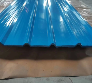 Hojas <span class=keywords><strong>para</strong></span> techos PPGI Fábrica de acero corrugado prepintado Laca personalizada Recubierto de color Calibre 22 - Product Image 5