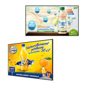 شاشة عرض رقمية ذكية 55 بوصة بدون لمس تعمل بنظام أندرويد، لوحة قائمة طعام نابضة بالحياة، شاشة LCD عالية الدقة للمراكز التجارية، لوحة إعلانات رقمية تجارية - Product Image 3