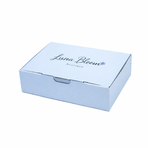 Boîte d'expédition pour rouge à lèvres, boîte d'expédition en carton ondulé, boîte d'expédition à rabat supérieur en E-flute, emballage personnalisé - Product Image 3