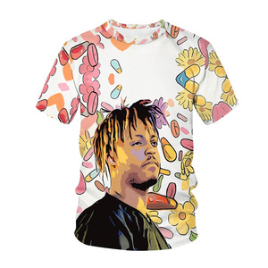 Free Shipping Fashion Rapper Printed For Men <strong>Juice</strong> <strong>WRLD</strong> 3D Digital Printing tshirt R.I.P All Over Print Oversized Tops <strong>T</strong> <strong>shirt</strong> - Product Image 4