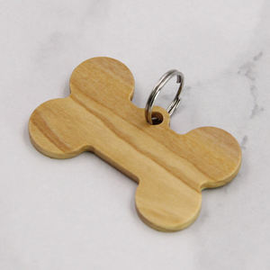Holzhandwerk Welpen anhänger für Haustier halsband Laser gravierbarer Hund CatTag Blank Barrel Holz Namensschild Haustier dekoration - Product Image 5