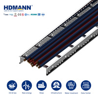 Hdmann 600mm Ultra-Hochbelastbare SS316 Edelstahl-Kabelleiter für Kraftwerke Hochspannungskabel-Routingsystem