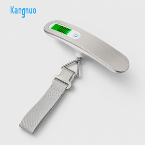 Báscula Digital Portátil de Acero Inoxidable con Pantalla LCD para Equipaje, 50 kg, para Uso en Bolsas de Viaje, Venta al Por Mayor de Fábrica - Product Image 1