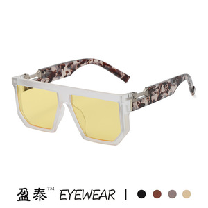 Eyewear <b>Square</b> <b>Sunglasses</b> UV400 Plastic Metal Frame Unisex Fashion Style - Product Image 4