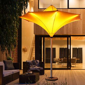 Modern LED Flower Shape Solar <b>Umbrella</b> Garden Sets for Patio Poolside Beach-for Parasol - Product Image 2