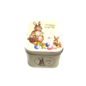 Boîte en métal rectangulaire pour gâteaux, bijoux, cadeaux, biscuits - Product Image 3