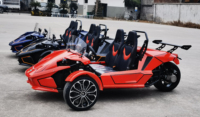 Ztr Trike Roadster 350cc, voiture électrique intelligente à carrosserie ouverte, véhicule motorisé pour passagers