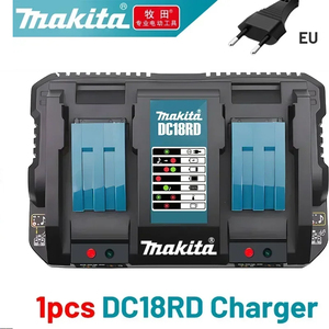 <span class=keywords><strong>Cargador</strong></span> Rápido de 4 Puertos <span class=keywords><strong>DC18RC</strong></span> con Iluminación LED para Baterías BL1830/BL1840/BL1850/BL1860/BL1430 de 18V - Product Image 3