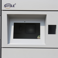 Casiers de livraison de colis logistique externes intelligents SMILE avec tôle galvanisée de 2,0 mm d'épaisseur, boîte de livraison électronique