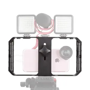 S Rig Pro Smartphone Video Rig, Filmmaking Case, Phone Video Stabilizer Grip Tripod Mount for Videomaker Film-Maker