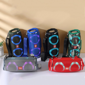 Altavoz de luz LED inalámbrico BT resistente al agua IPX4 portátil, reproducción de disco USB, Control remoto para actividades al aire libre, Audio, Playback-TG642 - Product Image 3
