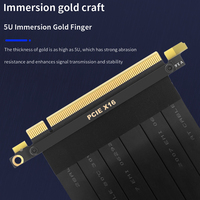 Câble d'extension GPU PCI-E 4.0 3.0 X16 en PVC, 20-60 cm, pour RTX4090/4080Ti/RX6700XT/6800XT, vente en gros, utilisation sur ordinateur de bureau, en stock