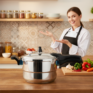 Juego de Ollas Futura Largest Infra Pressure de Acero Inoxidable, a Prueba de Explosiones, Compatible con Estufas de Inducción - Product Image 6