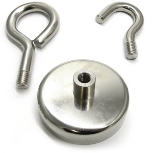 Mạnh mẽ công nghiệp NdFeB móc từ 22lb mạnh mẽ nhiệm vụ nặng nề nam châm vĩnh cửu với dịch vụ cắt - Product Image 5