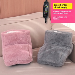 Yier <b>High</b>-<b>top</b> Plush Electric Warming Shoes USB-Chargeable Dormitory <b>Bed</b> Sleeping Hot Water Bag Set - Product Image 1