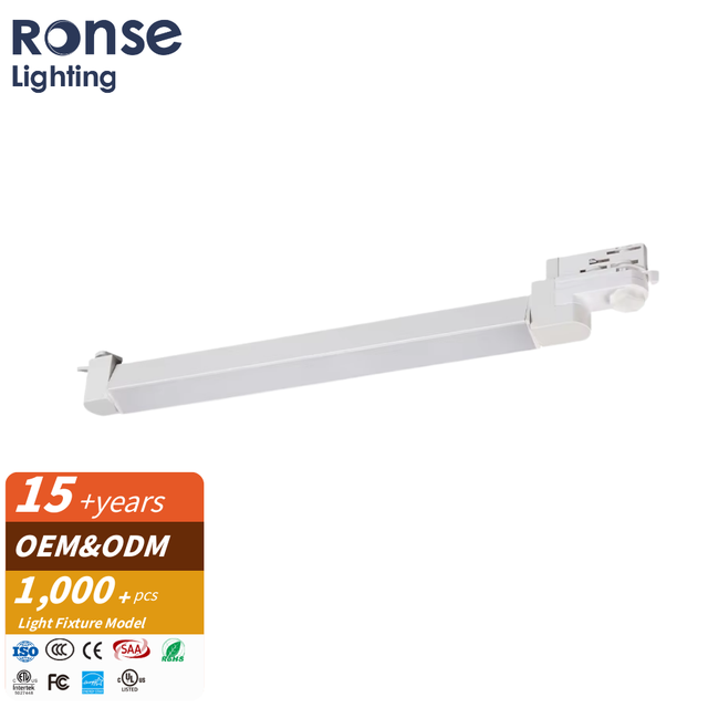 RONSE Commercial Ceiling Light System Anti Glare Store Lights SMD LED 40W Linear Track Light for Supermarket
