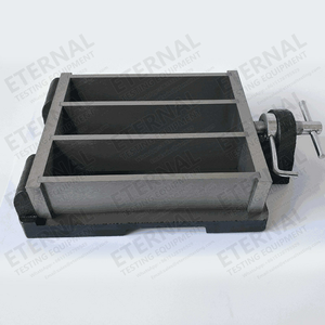 תבנית טיט בטון מלט שלוש כנופיות מעבדה יציקת טיט פלדה קוביית תבניות בדיקה אזרחית מכשיר בדיקה תבניות בדיקה - Product Image 5