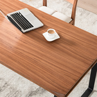 Französischer Stil Antikes Design Holz Led Esstisch Esszimmer möbel Metall basis Esstisch