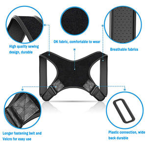 Correcteur de posture réglable pour hommes, ajustement universel, soutien du haut du dos, des épaules et de la clavicule, aide à améliorer la posture - Product Image 5