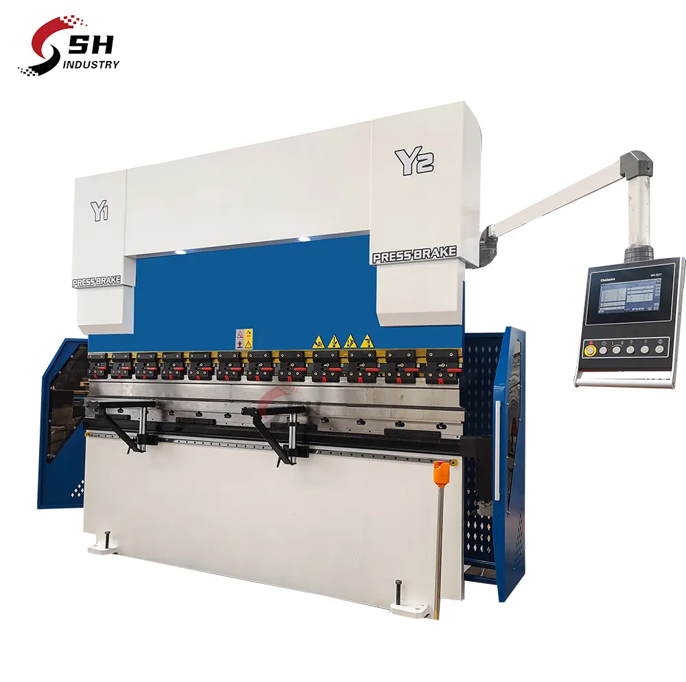 CNC DA53T 4 + 1 eksen fren basın makinesi basın kırmak için Metal levha bükme ve katlama WE67K 250T/3200