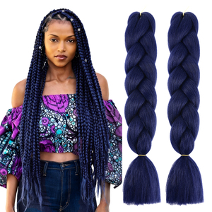 Nhà Cung Cấp Dropshipping 24Inch Yaki Tổng Hợp Jumbo Phi Crochet Bện Hộp Bện Sợi Tổng Hợp Tóc Mở Rộng Cổ Phiếu Lớn - Product Image 1