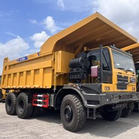 Camion benne minier XG105-1 de 70 tonnes de charge utile, camion de transport lourd 6x4 tout-terrain pour mine en terrasse ouverte